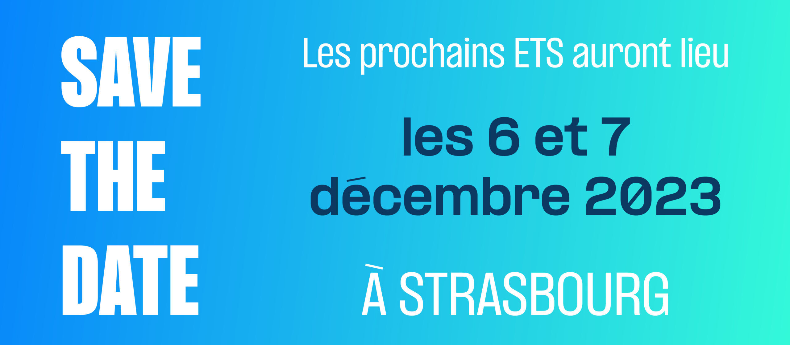 Bannière site internet ETS 2023 Bannière site internet ETS 2023